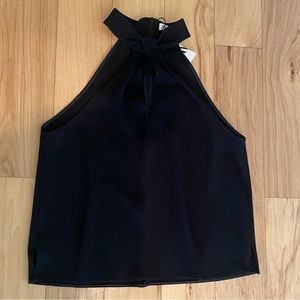 NWT black zara halter top